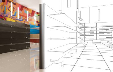 iç görselleştirme, 3 boyutlu illüstrasyon