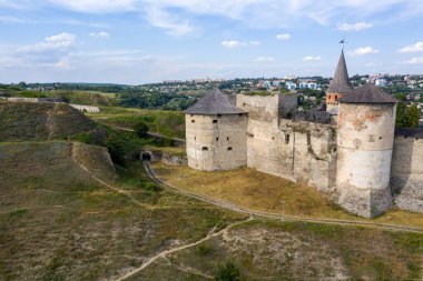 Eski kalenin görüntüsü, yukarıdan görüş. 