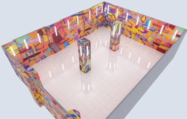 iç görselleştirme, 3 boyutlu illüstrasyon