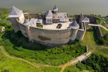 Eski kalenin görüntüsü, yukarıdan görüş. 