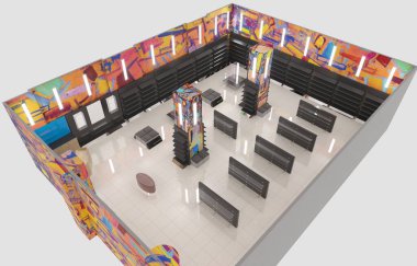 iç görselleştirme, 3 boyutlu illüstrasyon