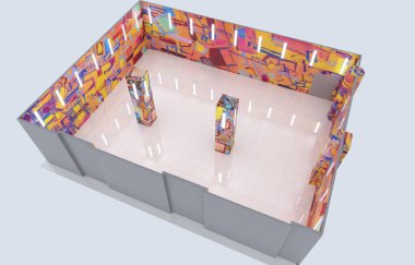 iç görselleştirme, 3 boyutlu illüstrasyon