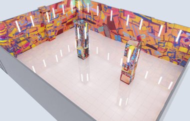 iç görselleştirme, 3 boyutlu illüstrasyon