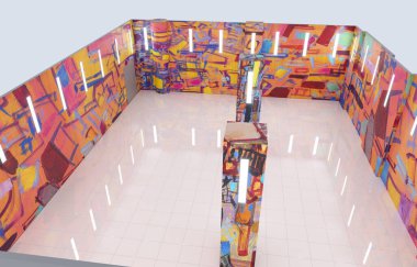 iç görselleştirme, 3 boyutlu illüstrasyon