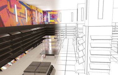 iç görselleştirme, 3 boyutlu illüstrasyon