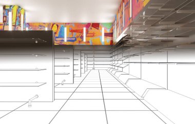 iç görselleştirme, 3 boyutlu illüstrasyon