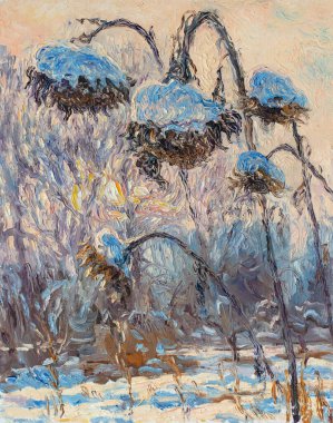 Yağlı boya, renkli arkaplan