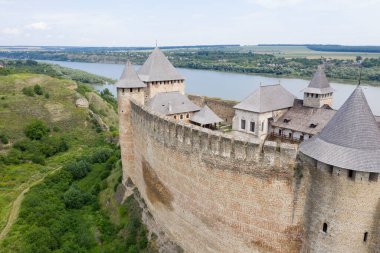 Eski kalenin görüntüsü, yukarıdan görüş. 