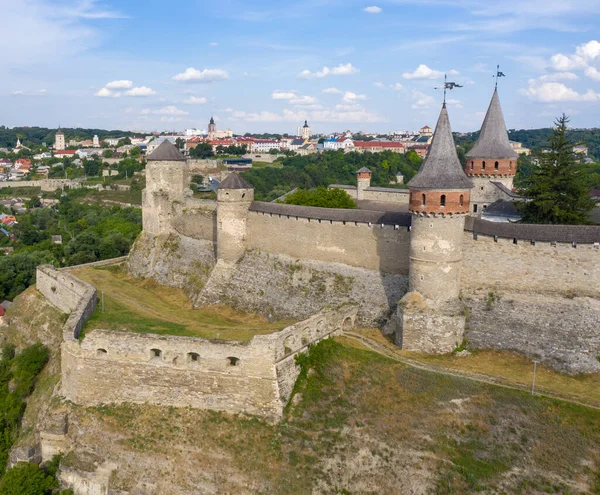 Eski kalenin görüntüsü, yukarıdan görüş. 