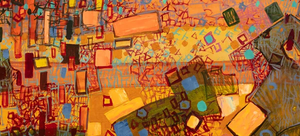 Yağlı boya, renkli arkaplan