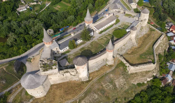 shot of the old castle, view from above