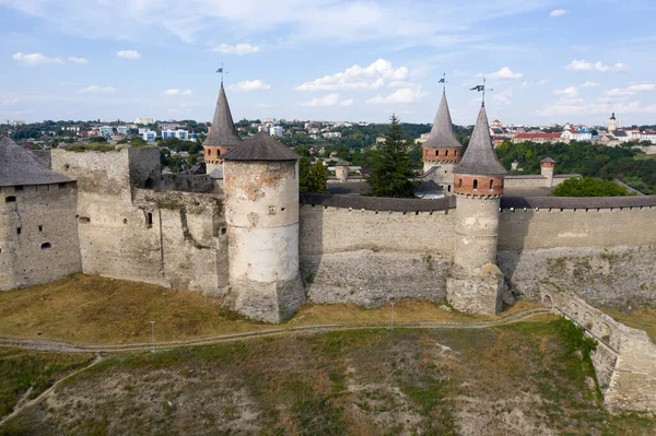 Eski kalenin görüntüsü, yukarıdan görüş. 