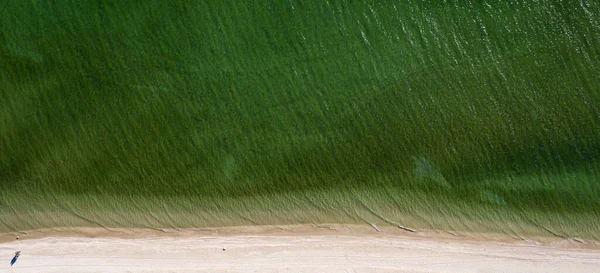 Deniz kıyısında hava manzarası