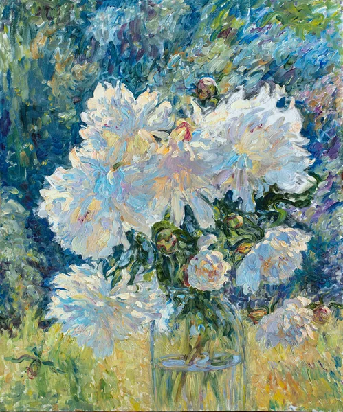 Yağlı boya, renkli arkaplan