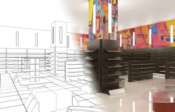 iç görselleştirme, 3 boyutlu illüstrasyon