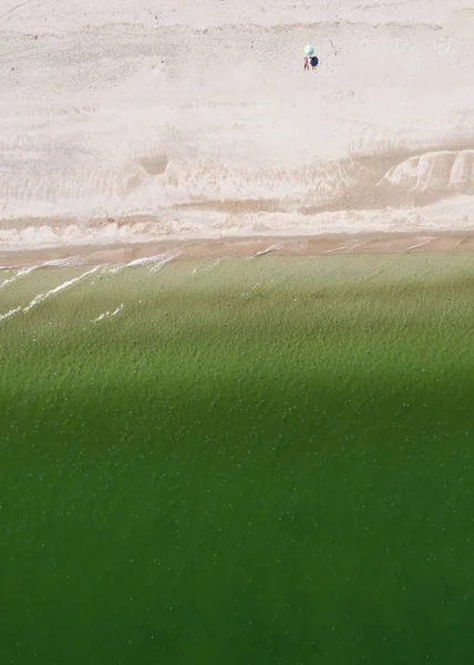 Deniz kıyısında hava manzarası