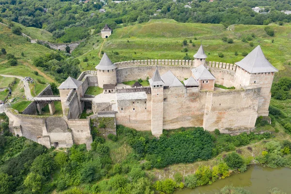 shot of the old castle, view from above