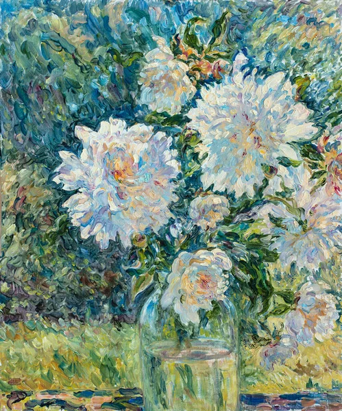 Yağlı boya, renkli arkaplan