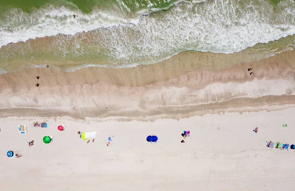 Deniz kıyısında hava manzarası