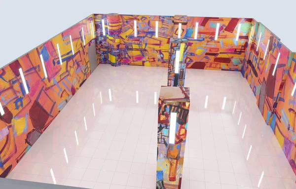 iç görselleştirme, 3 boyutlu illüstrasyon