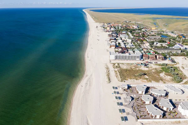 Deniz kıyısında hava manzarası