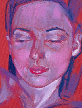 Kadın vücut parçaları boyası 