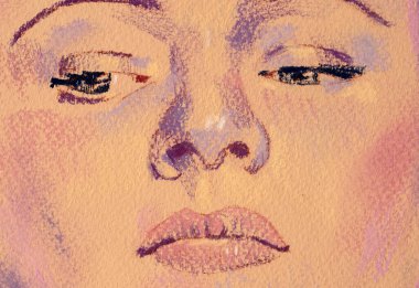 Kadın vücut parçaları boyası 