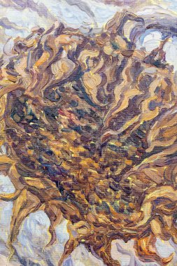 Çiçek suluboya resim dokusu 