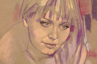 Kadın vücut parçaları boyası 