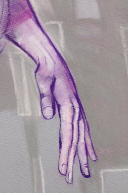 Kadın vücut parçaları boyası 