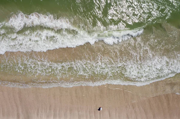 Vanuit Lucht Kust — Stockfoto