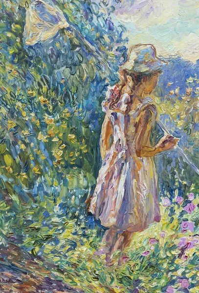 Küçük kızın güzel tablosu 