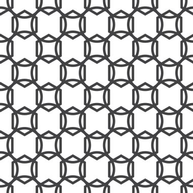 Kusursuz siyah ve beyaz geometrik desen