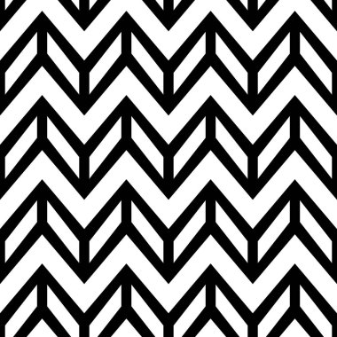 Dikişsiz zikzak desen