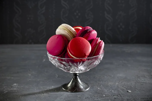 Une Collection Macarons Roses — Photo
