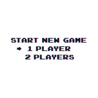 Yeni oyun piksel tarzı 8-bit-izole vektör çizim Başlat