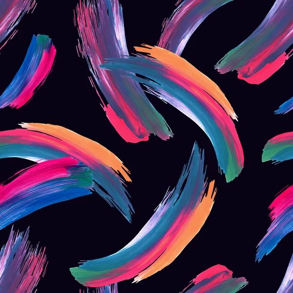 Абстрактний барвистий фон пензликів . — стокове фото