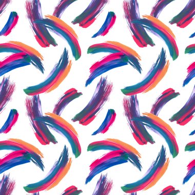 Soyut renkli fırça darbeleri arkaplanı.