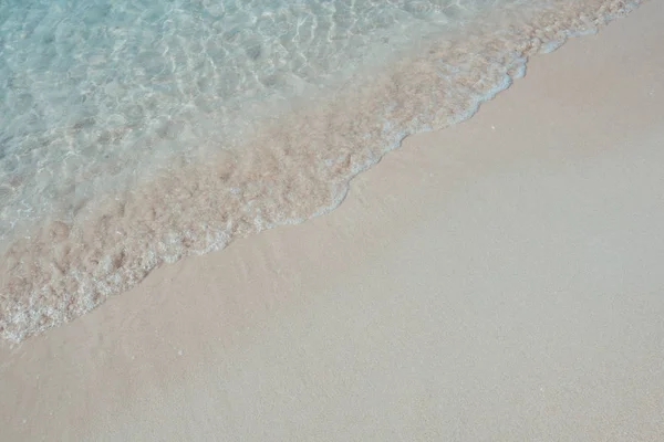 Hermosa Playa Limpia Fondo Verano Royalty Imagen Stock Libre Alta — Foto de Stock