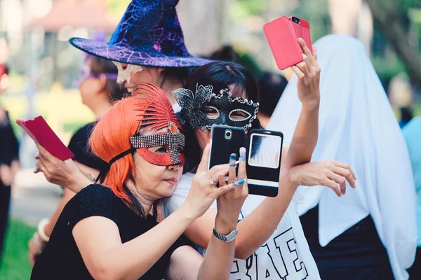 Chi Minh Vietnam 2018 Cadılar Bayramı Gün Bir Parkta Lisanslı — Stok fotoğraf