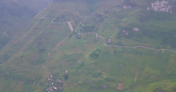 Вид Воздуха Вид Сверху Перевал Ленг Донг Ван Роялти Высококачественное — стоковое видео