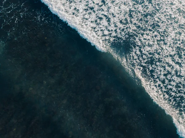 Vista Aerea Bellissima Delle Onde Del Mare Drone Immagine Scorta — Foto Stock