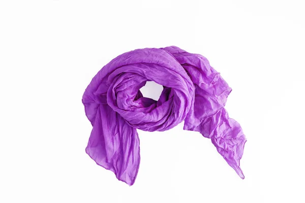 Bufanda Estampada Color Pañuelo Aislado Sobre Fondo Blanco —  Fotos de Stock