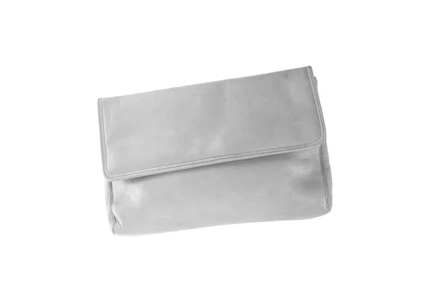 Colorful Fashionable Clutch Bag Isolated White Background — Stock Photo, Image