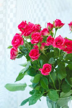 arka planını çok hassas küçük pembe güller