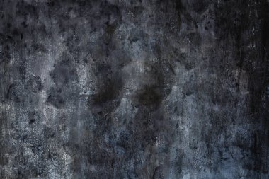 Koyu siyah ve gri boyalı beton grunge arka plan. Spa'yı kopyala
