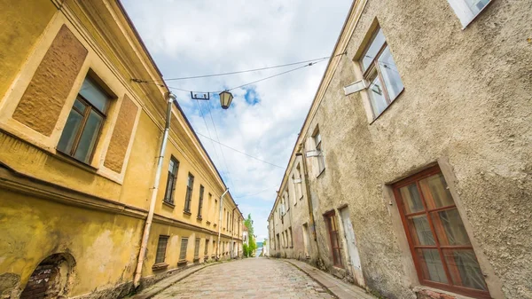 Vyborg Street Eski Finlandiya Evde Vyborg Şehir Vyborg Rusya 2018 — Stok fotoğraf