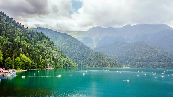 Lago Rizza Abhazia —  Fotos de Stock