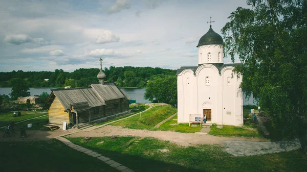 Ładoga Fortecę Leningrad Region Federacja Rosyjska Czerwca 2018 — Zdjęcie stockowe