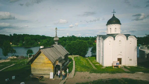 Ładoga Fortecę Leningrad Region Federacja Rosyjska Czerwca 2018 — Zdjęcie stockowe